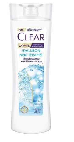 Clear Women Kepeğe Karşı Etkili Hyaluron Nem Terapisi Şampuan 350 ml