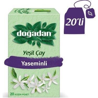 Doğadan Yeşil Çay Yaseminli 20li