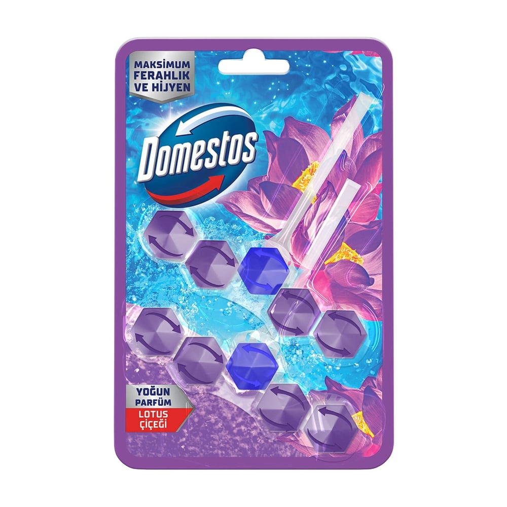 Domestos Wc Blok Lotus Çiçeği Ferahlığı 2x5li 100gr