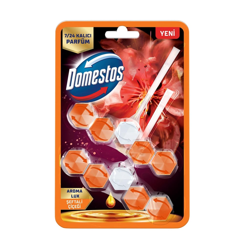 Domestos Wc Blok  Şeftali Çiçeği Ferahlığı 2x5li 100gr