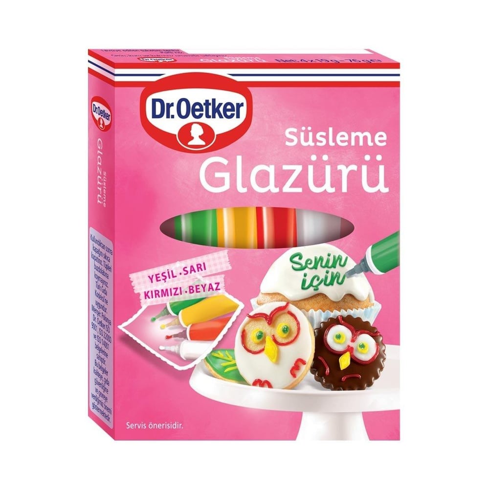 Dr. Oetker Süsleme Glazürü 76gr