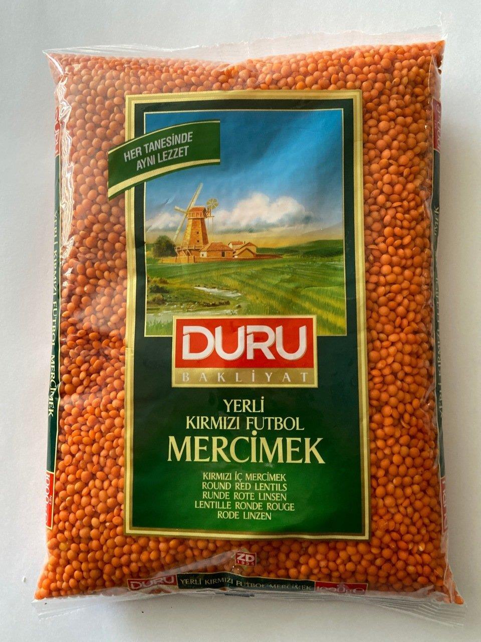 Duru Kırmızı Mercimek 1000gr
