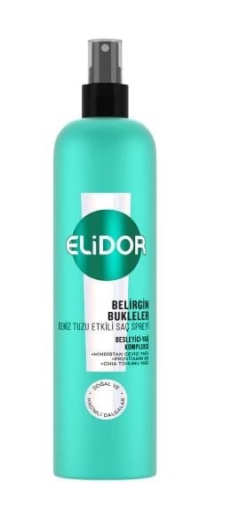 Elidor Deniz Tuzu Spreyi Belirgin Bukleler 190 ml