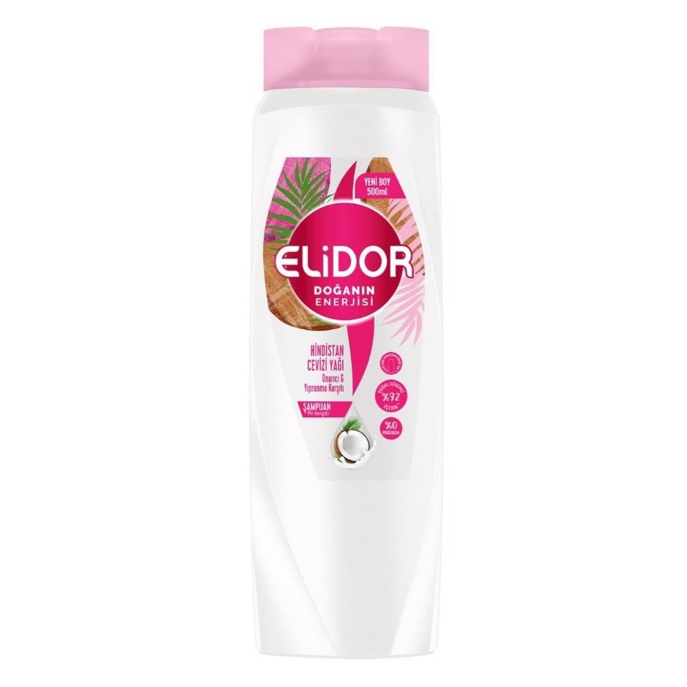 Elidor Şampuan Doğanın Enerjisi Hindistan Cevizi Yağı 500ml