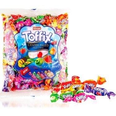 Elvan Toffix Meyve Sulu Dolgulu Yumuşak Şeker 1000gr