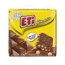 Eti Çıtır Çıtır Karamelli Patlaklı Kare Çikolata 57gr