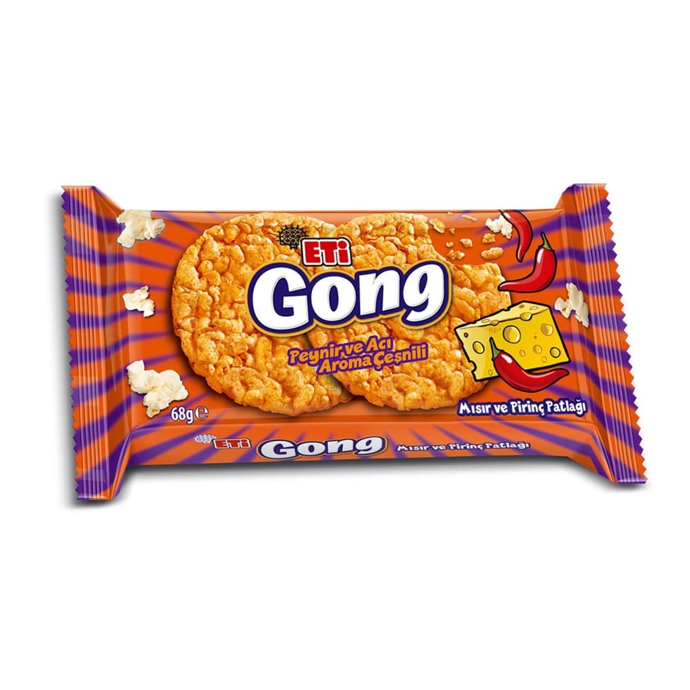 Eti Gong Peynir Ve Acı Aroma Çeşnili 68gr