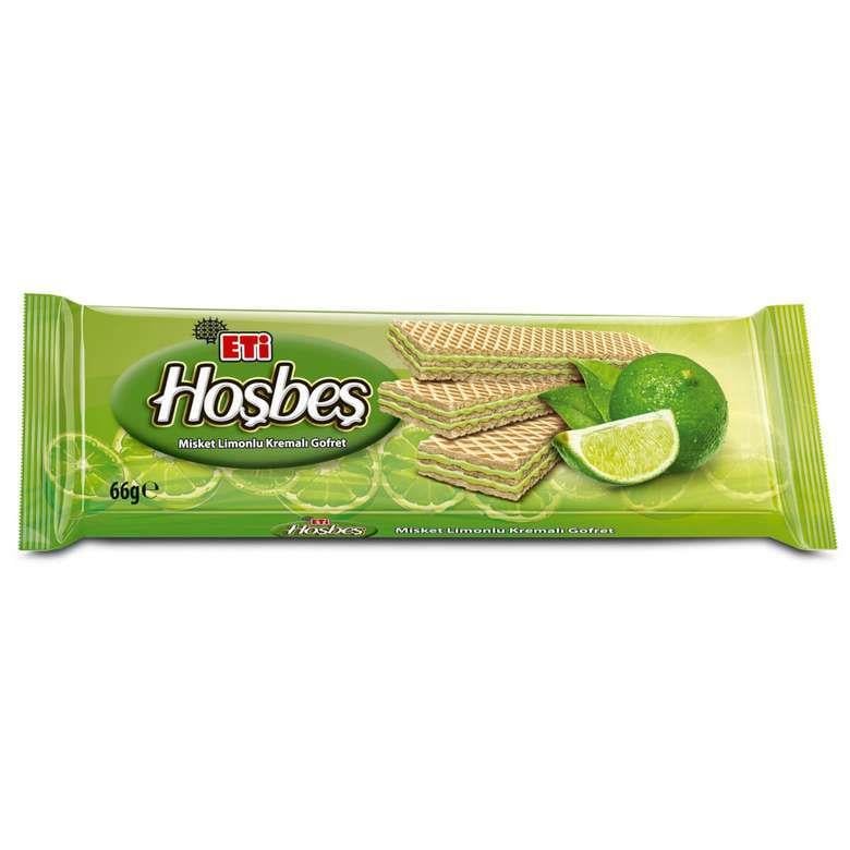 Eti Hoşbeş Misket Lİmon Kremalı Gofret 66gr