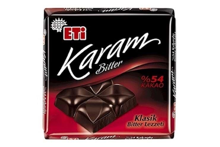 Eti Karam Bitter %54 Kakao Kare Çikolata 60gr