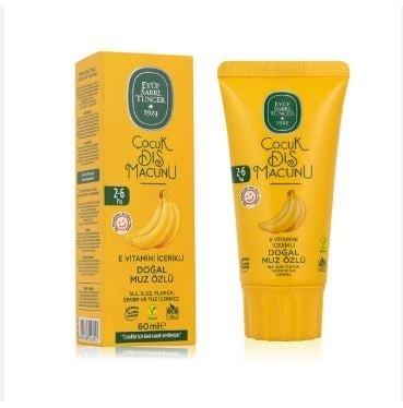 Eyüp Sabri Tuncer Doğal Muz Özlü Yaş Çocuk Diş Macunu 60 ml