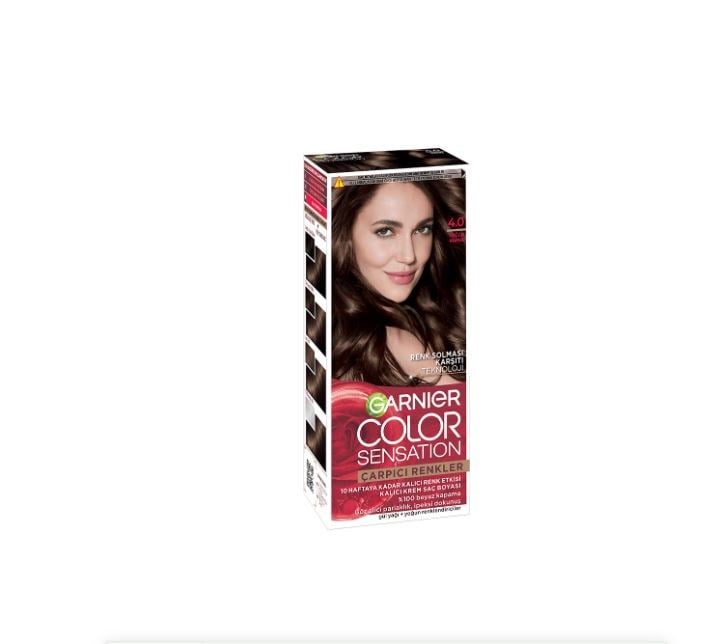 Garnier Çarpıcı Renkler Saç Boyası 4.0 Yoğun Kahve
