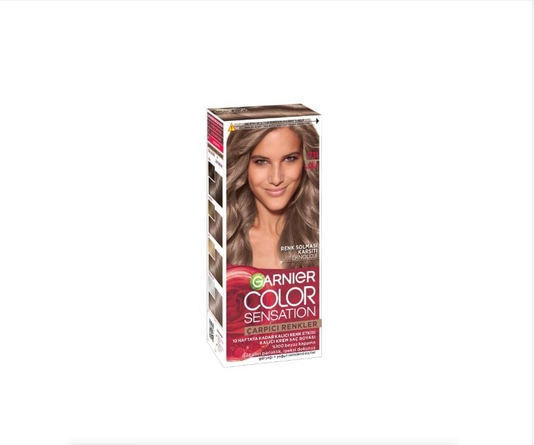 Garnier Çarpıcı Renkler Saç Boyası 7.11 Küllü Kumral