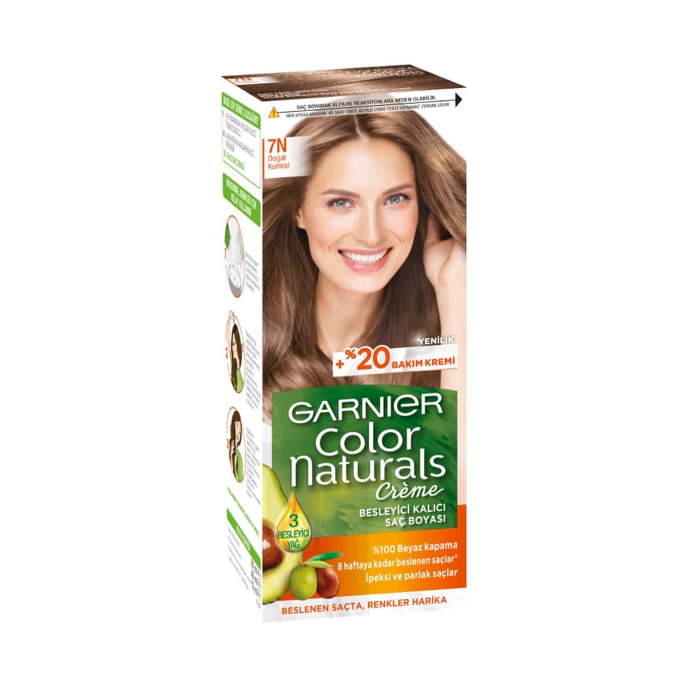 Garnier Color Naturals Saç Boyası 7N - Doğal Kumral