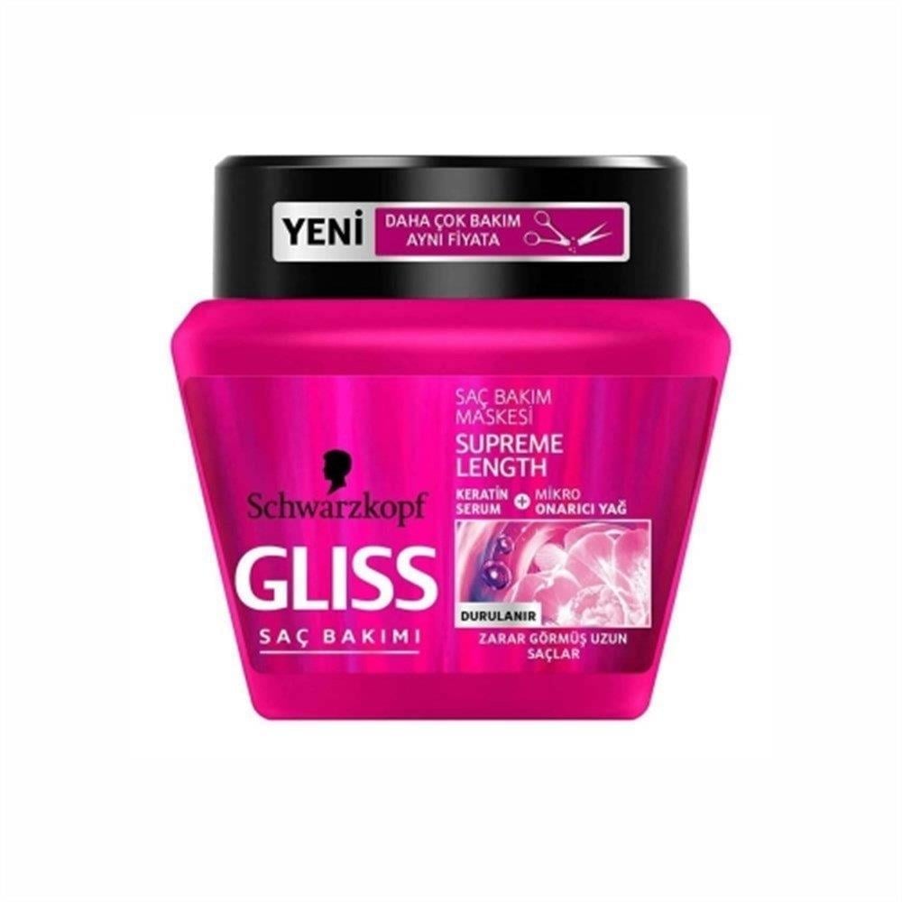 Gliss Saç Bakım Maskesi Yıpranmış Uzun Saçlar 300ml