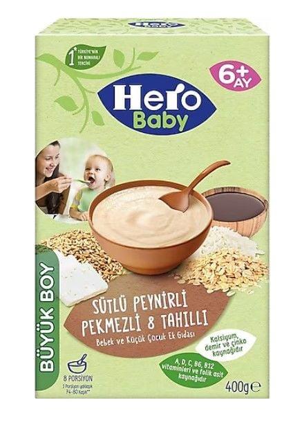Hero Baby Sütlü Peynirli Pekmezli 8 Tahıllı 400gr