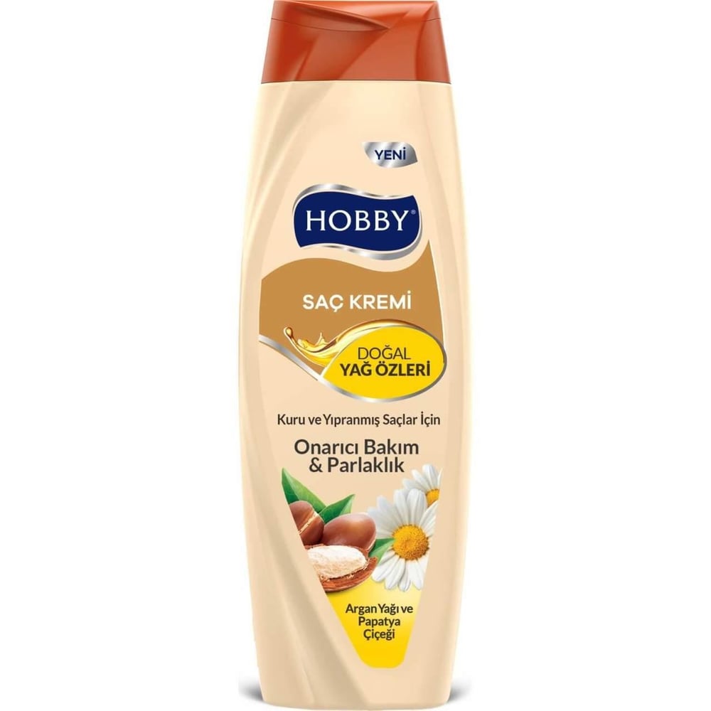 Hobby Saç Kremi Argan Yağı Papatya Çiçeği 600ml