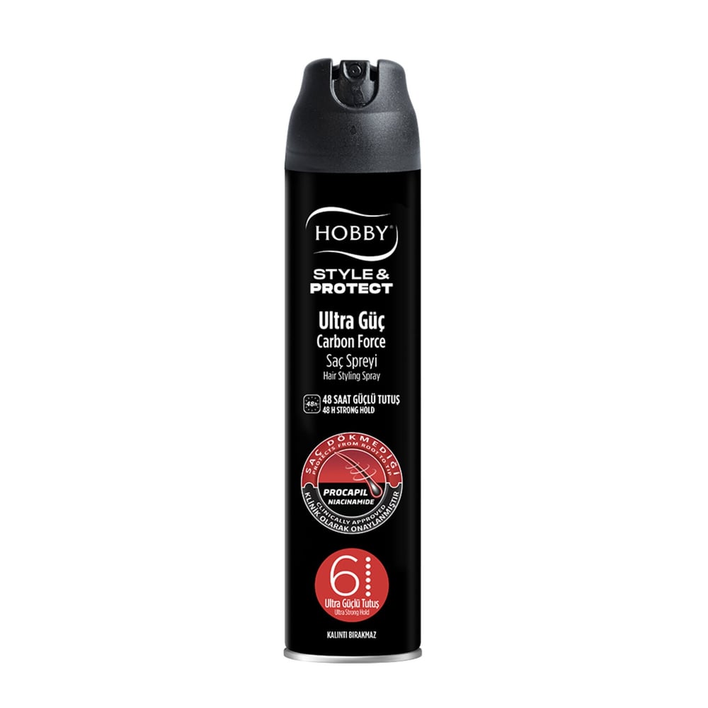 Hobby Style&Protect Carbon Saç Spreyi 250ml