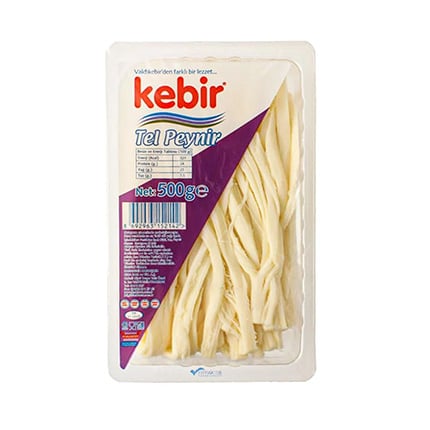 Kebir Tam Yağlı Taze Tel Peynir 500gr
