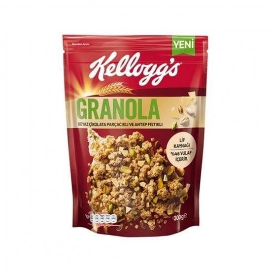 Kellogg's Granola Çikolata Parçacıklı ve Antep Fıstıklı 300gr