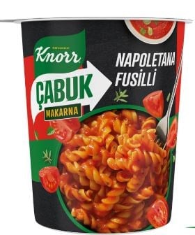 Knorr Çabuk Bardak Makarna Napoletana  Fusilli 65gr