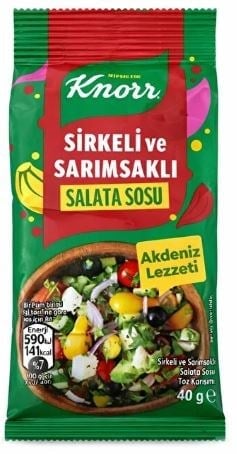 Knorr Sirkeli ve Sarımsaklı Salata Sosu 40gr
