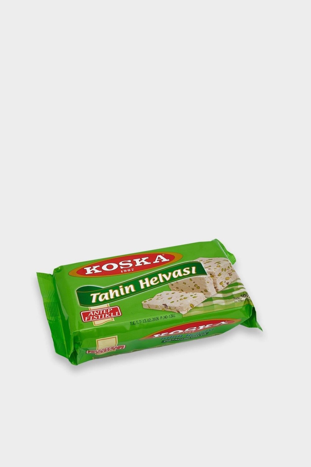 Koska Helvacısı Antep Fıstıklı Tahin Helvası 500gr