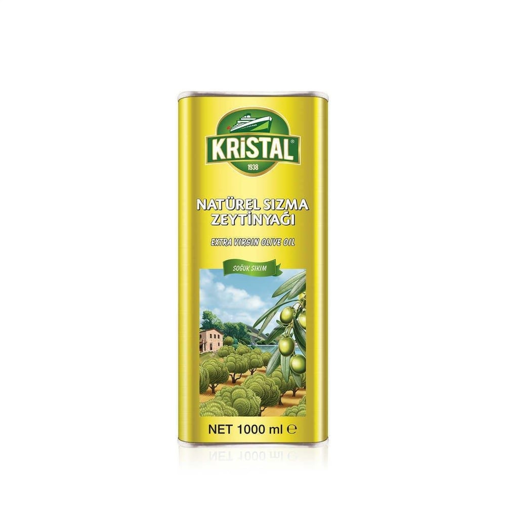 Kristal Natürel Sızma Zeytinyağı 1000ml tnk