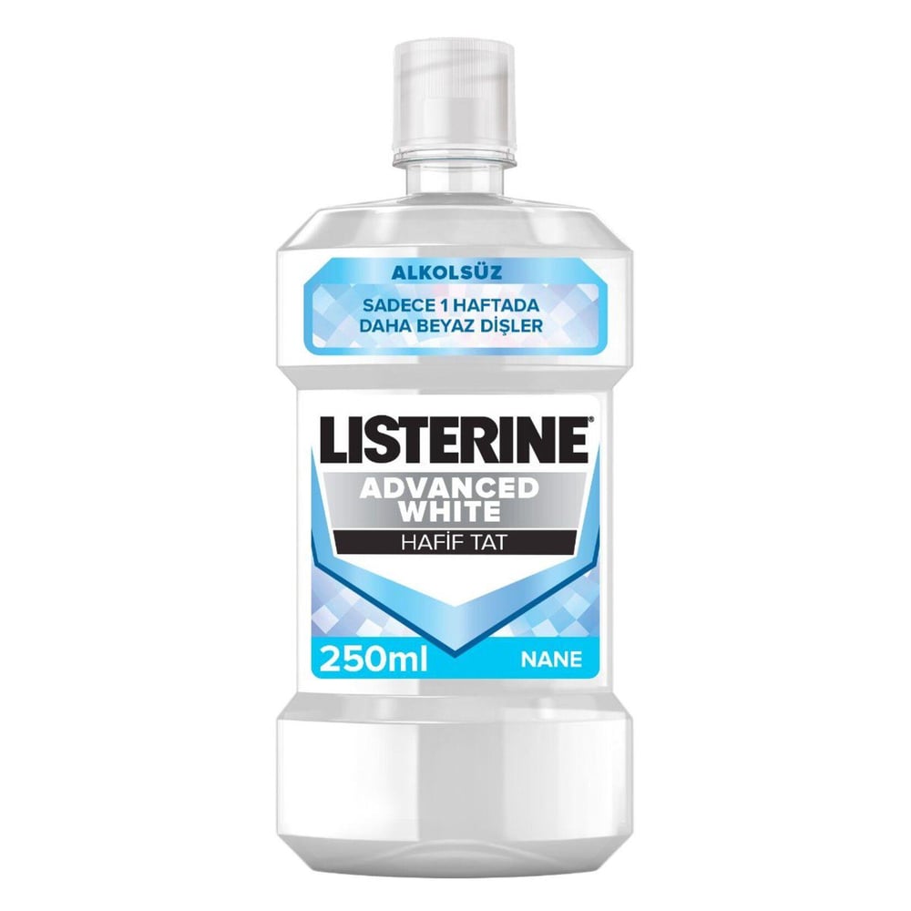 Listerine Ağız Çalkalama Suyu Advanced White Hafif Tat 250ml