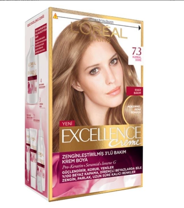 L'Oreal Paris Excellence Creme 7.3 Altın Kumral Saç Boyası