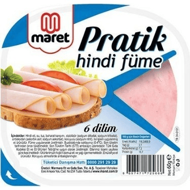 Maret Pratik Hindi Füme 60gr