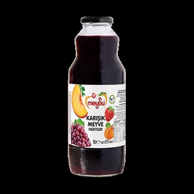 Meysu Meyve Suyu Karışık Meyve Nektarı 1000ml cam