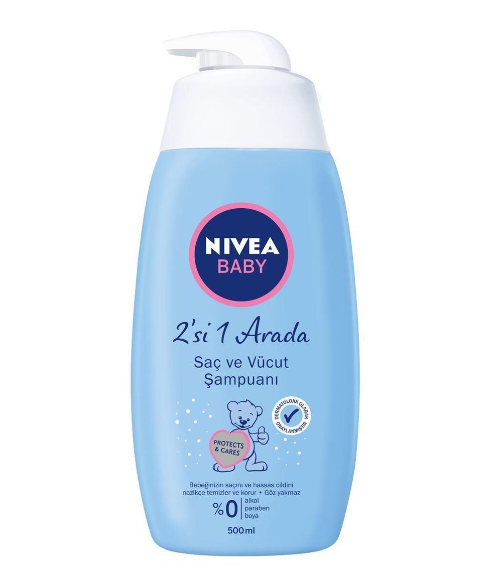 Nivea 2'si 1 Arada Saç Ve Vücut Şampuanı 500ml