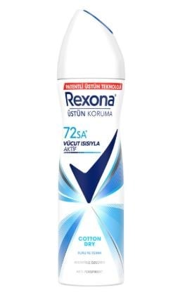 Rexona Kadın Sprey Deodorant Cotton Dry 150 ml