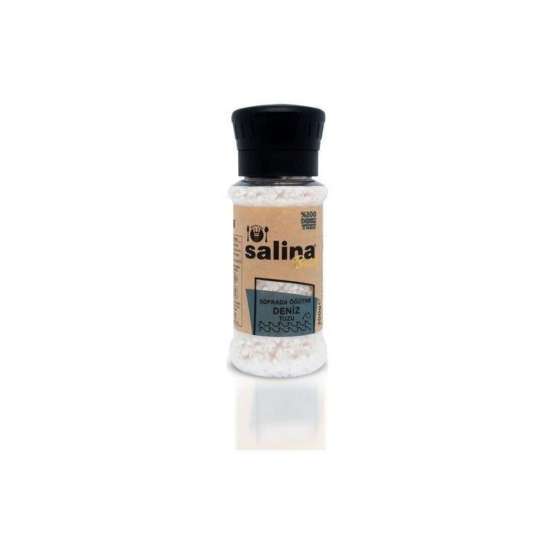 Salina Sofrada Öğütme Deniz Tuzu Değirmen Kapak 200gr