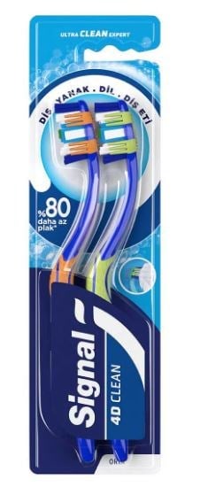 Signal 4D Clean Expert Diş Fırçası 1+1