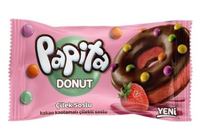 Şölen Papita Donut Kek Çilekli 40 gr