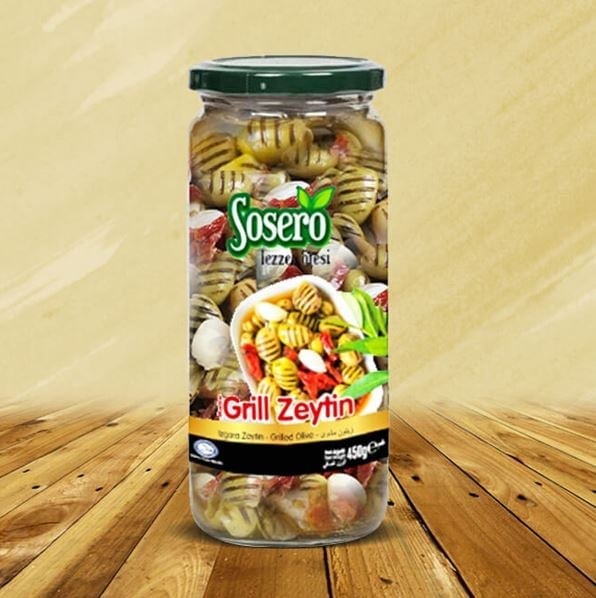 Sosero Izgara Zeytin 450 gr