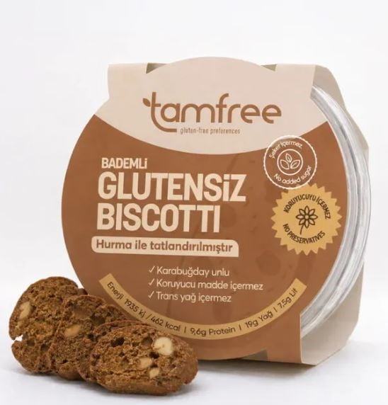 Tam Free Bademli Glutensiz Bıscottı 90gr