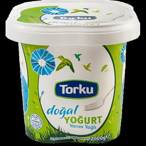 Torku  Doğal Yarım Yağlı Yoğurt 2000g
