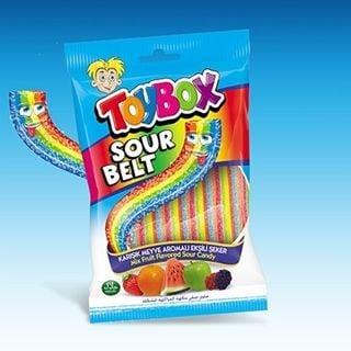 Toybox Jelly Sour Belt Jelibon 70gr