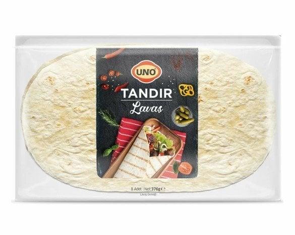 Uno Tandır Lavaş Ekmeği 8li 375gr