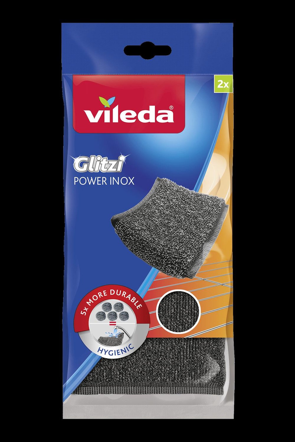 Vileda Glitzi Power İnox Ovma Teli 2li