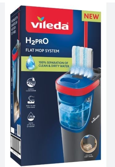 Vileda H2PRO Flat Mop System Temizlik Seti
