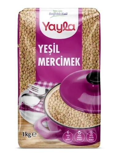 Yayla Yeşil Mercimek 1000g
