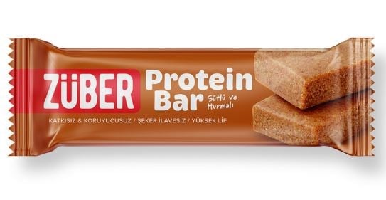 Züber Sütlü ve Hurmalı Protein Bar 35gr