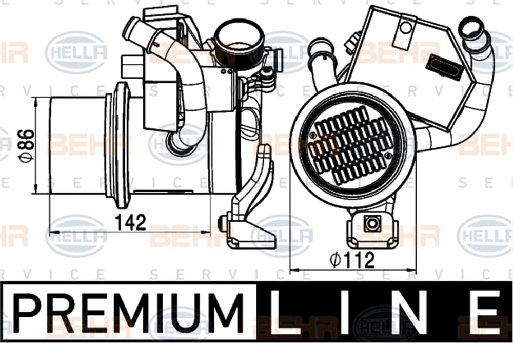BEHR 000P - Egr Valfi - Vw Golf7-passat-tiguan-a3-leon