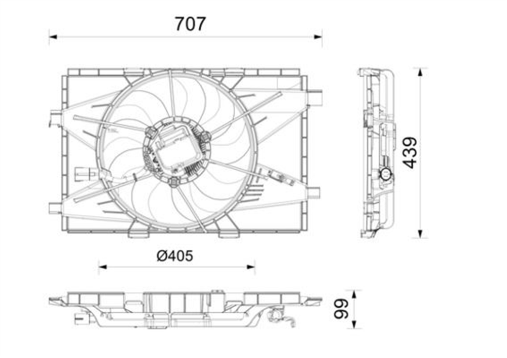 BEHR 000P - Fan Motoru - Fiat Fiat 500e