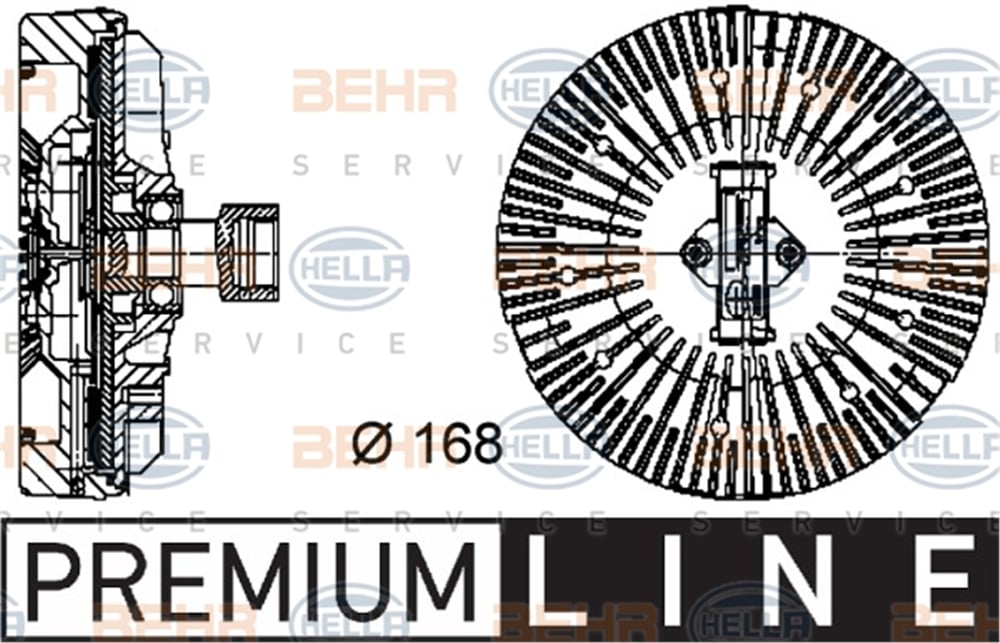 BEHR 000P - Fan Termigi - Bmw Range Rover Iii