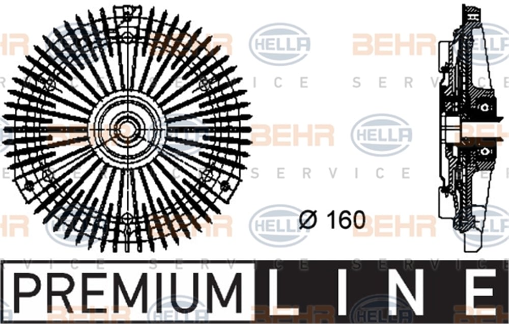 BEHR 000P - Fan Termigi - Mercedes W124-w201