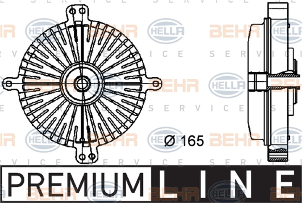 BEHR 000P - Fan Termigi - Mercedes W140-w129
